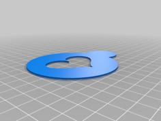 Coffee Gauge (Heart) 3D Printer Model