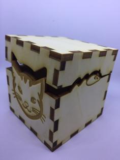 Lasercut Cat & Mouse Box – Boite Chat & Souris Découpe Laser