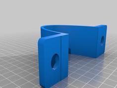 Wall Support For Metal Bar 3D Printer Model