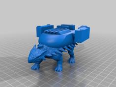 Steampunk Union Ankylosaur Siege Beast 3D Printer Model