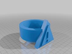 Caution Ring 3D Printer Model