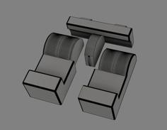 Separated Legs For Lego Toilet Paper Holder 3D Printer Model