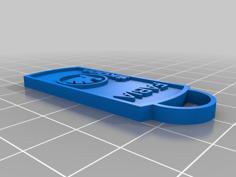 Skoda Keychain 3D Printer Model