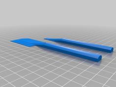 Membrane Removal Tools (spatula) And Launcher For Flying Models 3D Printer Model