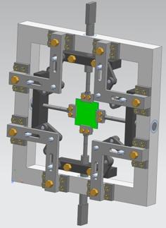 Laser Cut Biaxial Test Rig For Tensile Test Machine