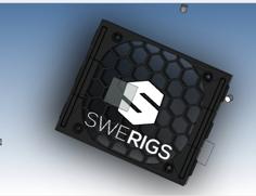 Swerigs 120mm Fan Mount For 5.25″ Drive Bay 3D Printer Model