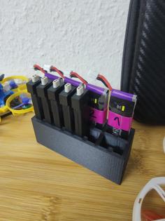 Lipo Holder 1s 300mah 650mah 3D Printer Model