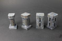 OpenForge 2.0 Dwarven Halls Corner Walls 3D Printer Model