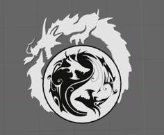 Dragon YingYang 3D Printer Model