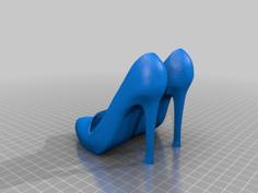 Shoes Phone Stand 3D Printer Model