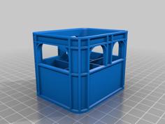 Upgrate (Beer Crate Battery Holder AA/AAA/9V/18650 Stackable) 3D Printer Model