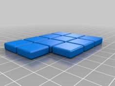 Fit 11 Squares Puzzle 3D Printer Model