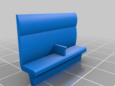 Non-Corridor Carriage Seating 3D Printer Model