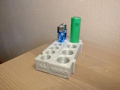 18650 Modular Battery Holder 3D Printer Model