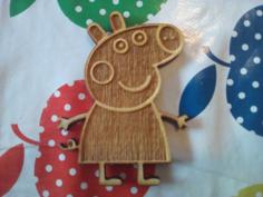 Laser Cut PEPPA PIG CUT LASER CO2