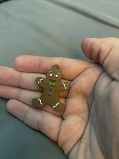 Gingerbread Man Ornament 3D Printer Model