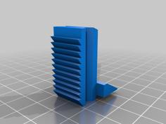 Socket Clip – Lower Profile 3D Printer Model