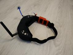 Lipo Holder For Skyzone FPV Goggles (***Now With Fatshark Lipo Support***) 3D Printer Model