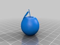 Apple Fruit 3D Printer Model