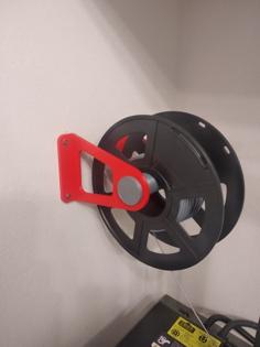 Filament Wall Mount (support Mural Pour Filament) 3D Printer Model