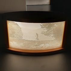 Lithophane Lamp 3D Printer Model