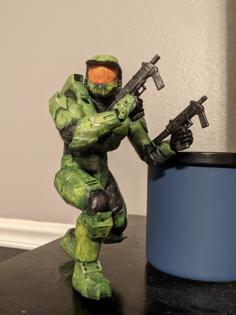 Halo 2 Master Chief Statue 3D Printer Model