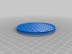 Hex Coaster 3D Printer Model