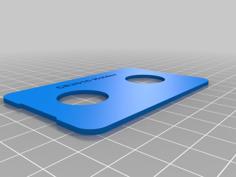 CR2016 Battery Holder 3D Printer Model