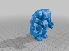 Fullback A Battlemech 3D Printer Model