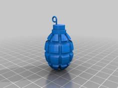 Grenade With Pin 3D Printer Model