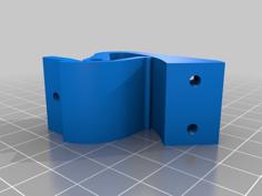 Hidden Hinge For Craftbot Front Door 3D Printer Model