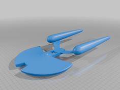 Akiyazi Class_Kelvin-Star Trek 3D Printer Model