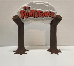 Logo Flintstones’ Drive-In Sign 3D Printer Model