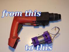 Hack & Rebuild Hilti Drill Motor 3D Printer Model