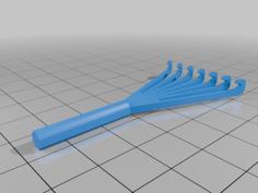 Hair Brush Cleaning Tool 3D Printer Model