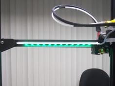 CR-10 X-Axis Led Strip Holder 3D Printer Model