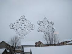 Porg Snowflakes For Lasercutting