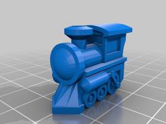 Train Game Token 3D Printer Model