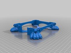 Claw-Foot Paper Tray 3D Printer Model