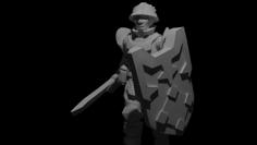 28 Mm Scale Swordsman Infantryman 3D Printer Model