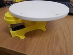 Basic Round Table For Nema 17 Stepper With 6 Positions 3D Printer Model