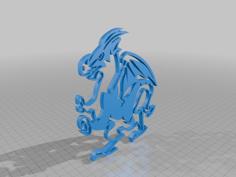 Black Knight Dragon 3D Printer Model