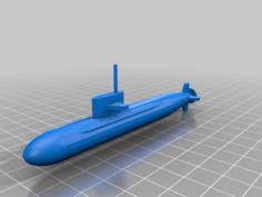 USS La Jolla 3D Printer Model