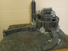 Helms Deep 10mm Scale 3D Printer Model