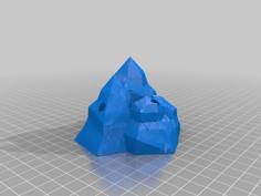 Mountain Pencil Holder 3D Printer Model