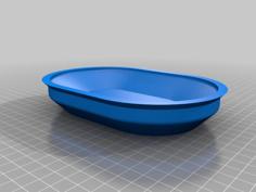 SureFeed Microchip Pet Feeder Shallow Raised Bowl 3D Printer Model