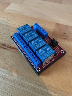 4-channel 12V Relay Module (ME108) – Case / Gehäuse 3D Printer Model