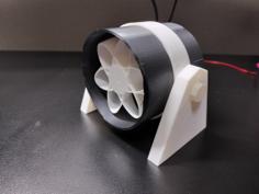 Toroidal Desk Fan 3D Printer Model