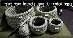 Basket Base For Crochet Basket 3D Printer Model