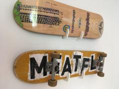 Skateboard Wall Mount (skate, Holder) 3D Printer Model